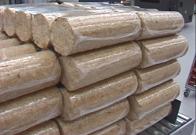 wood briquettes